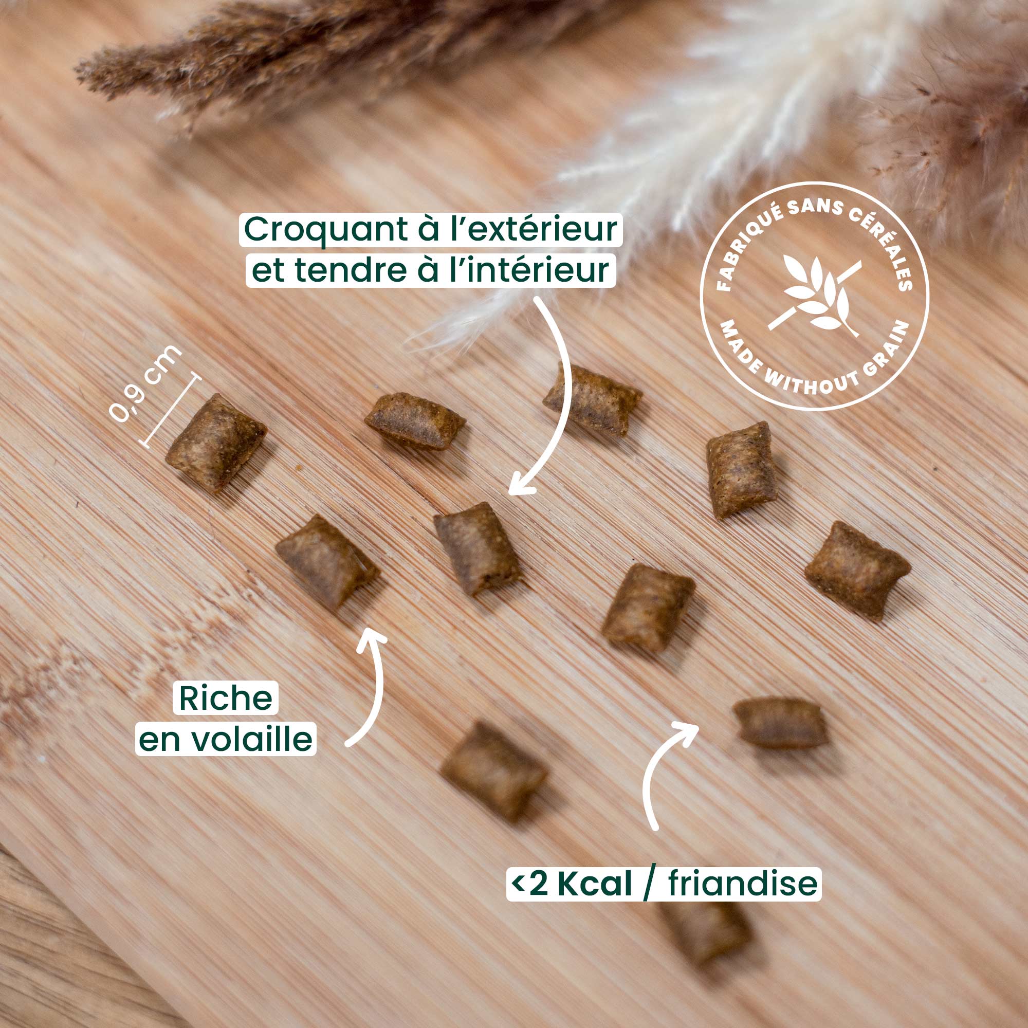 Bouchées croquantes à l’extérieur et tendres à l’intérieur