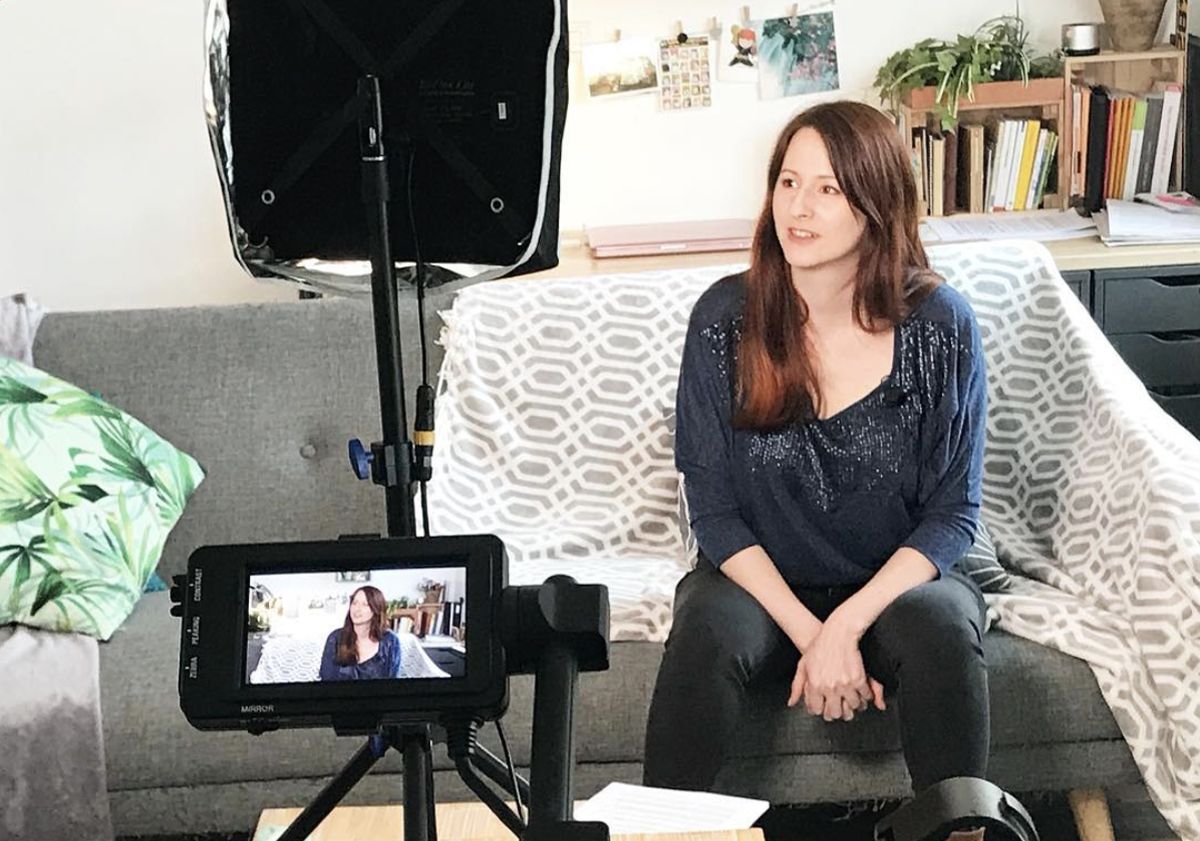 Marion Ruffié backstage