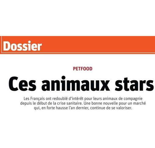 Article de LSA intitulé "Ces animaux stars"
