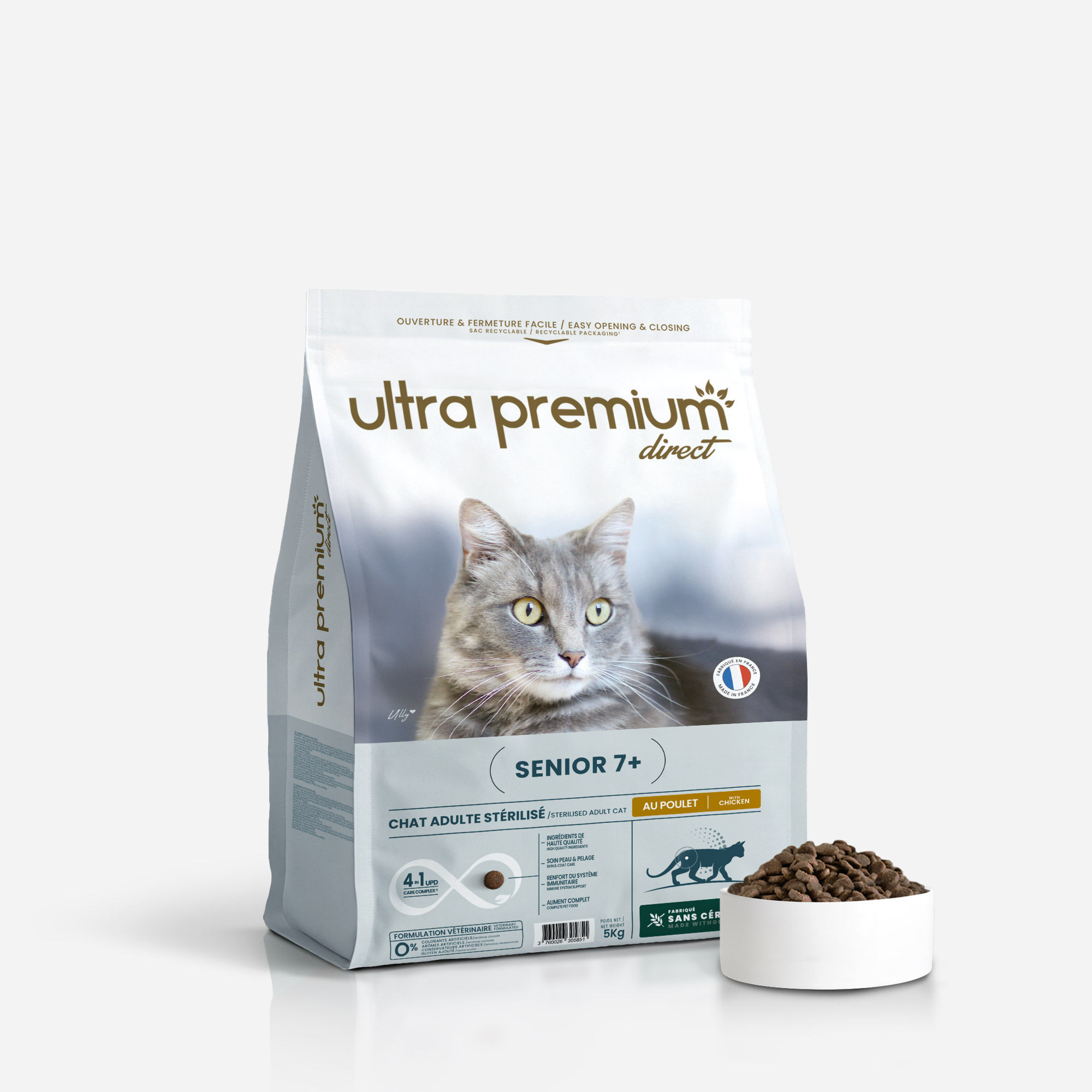 Comparer les prix de Croquettes pour chat senior +7ans - Care