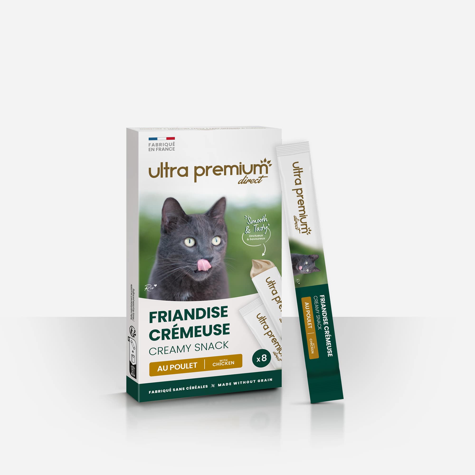 Friandise crémeuse pour chat