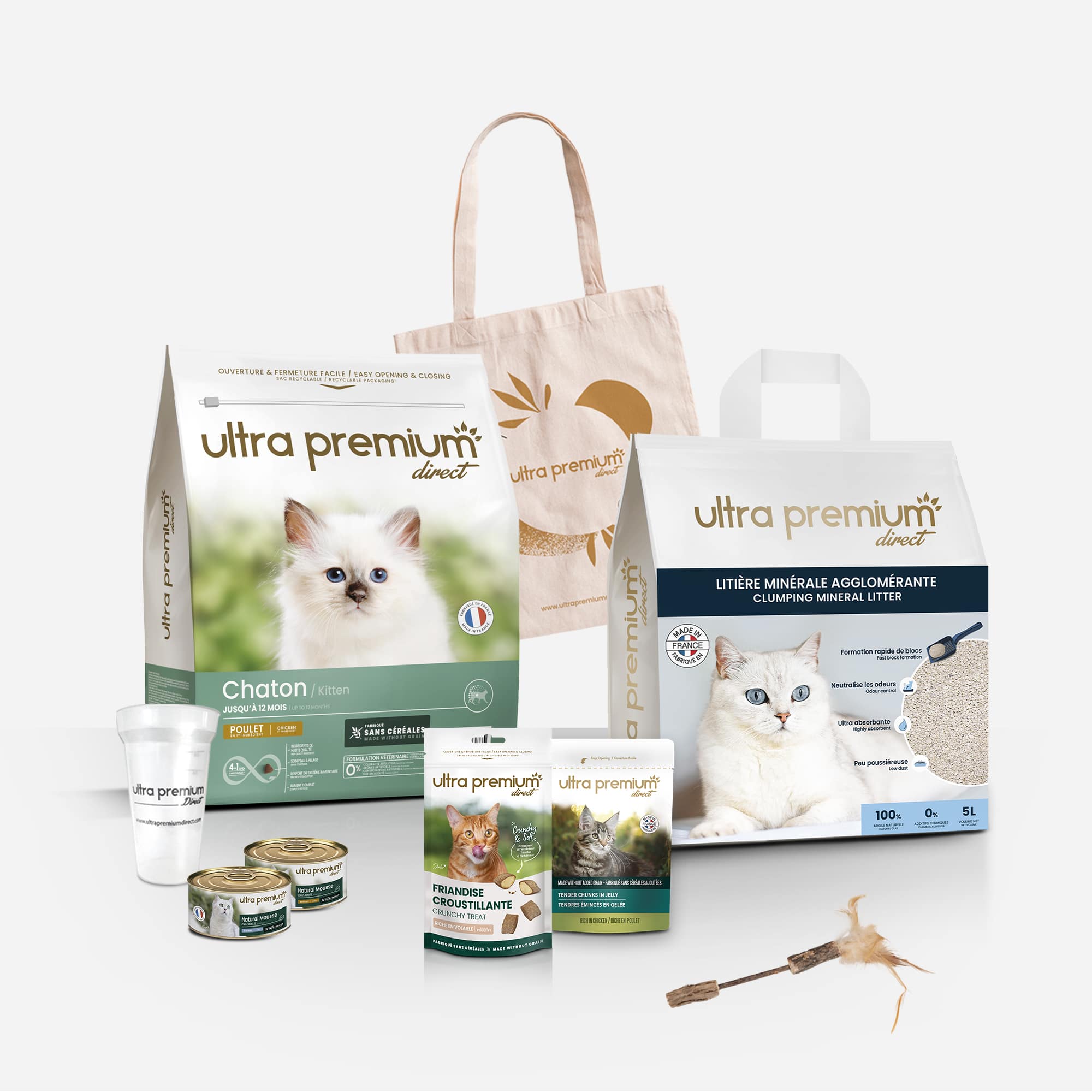 Kit de Bienvenue Chaton : Croquettes Sans Céréales 