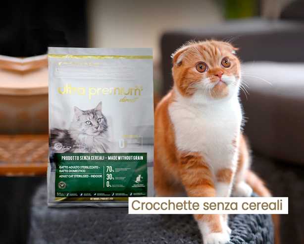 crocchette fatte senza cereali gatto