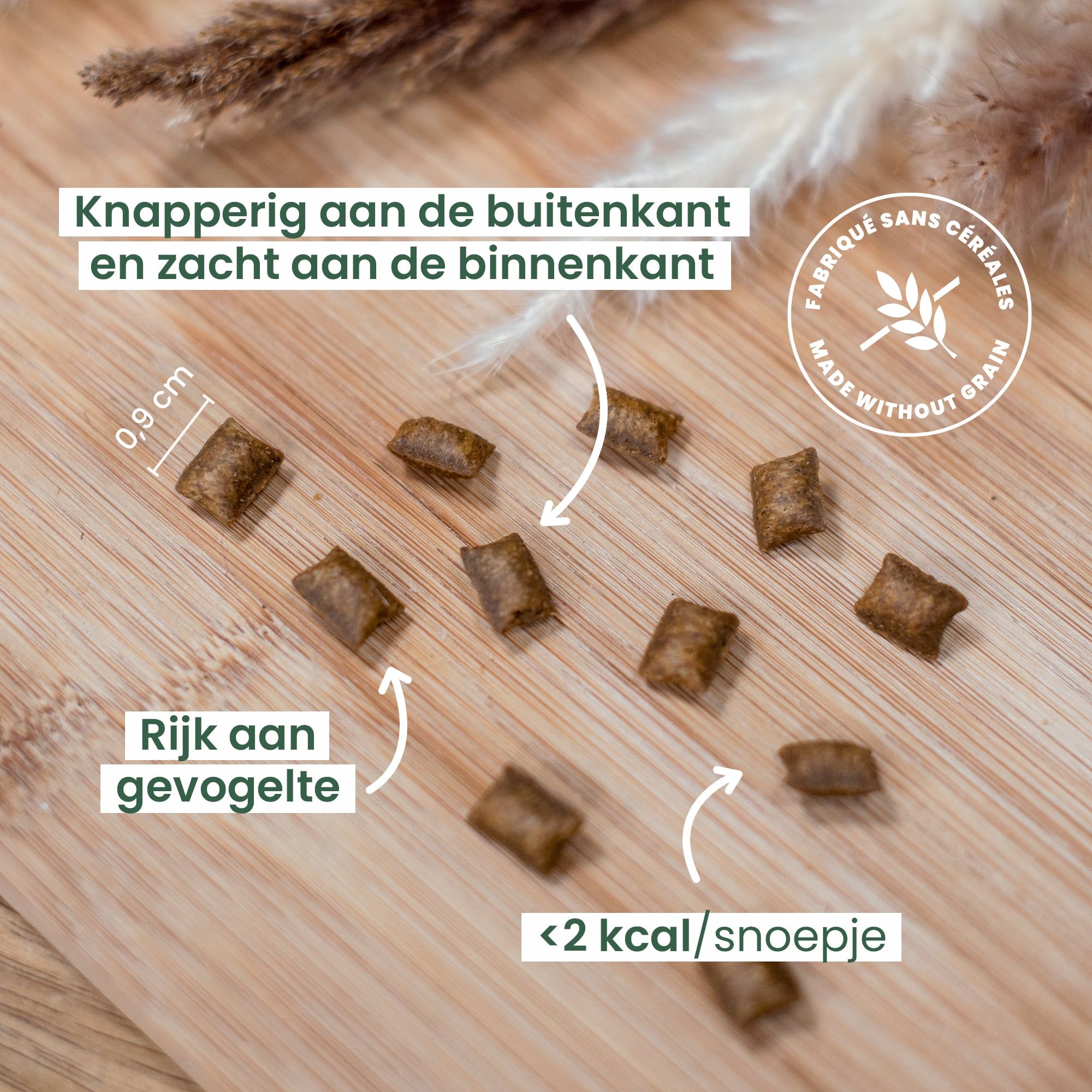 Bites die knapperig zijn van buiten en mals van binnen
