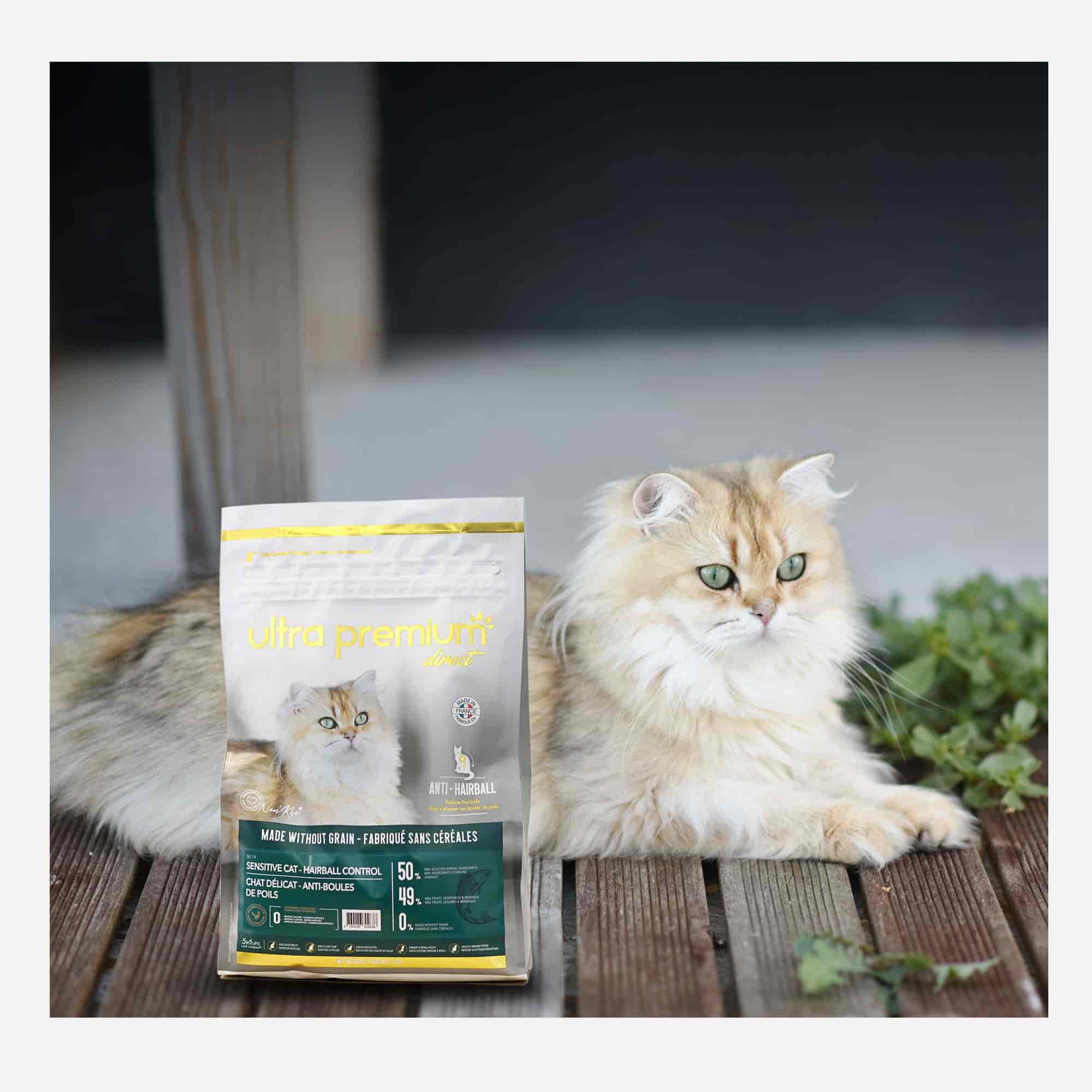 Croquettes chat délicat & anti-boules de poils