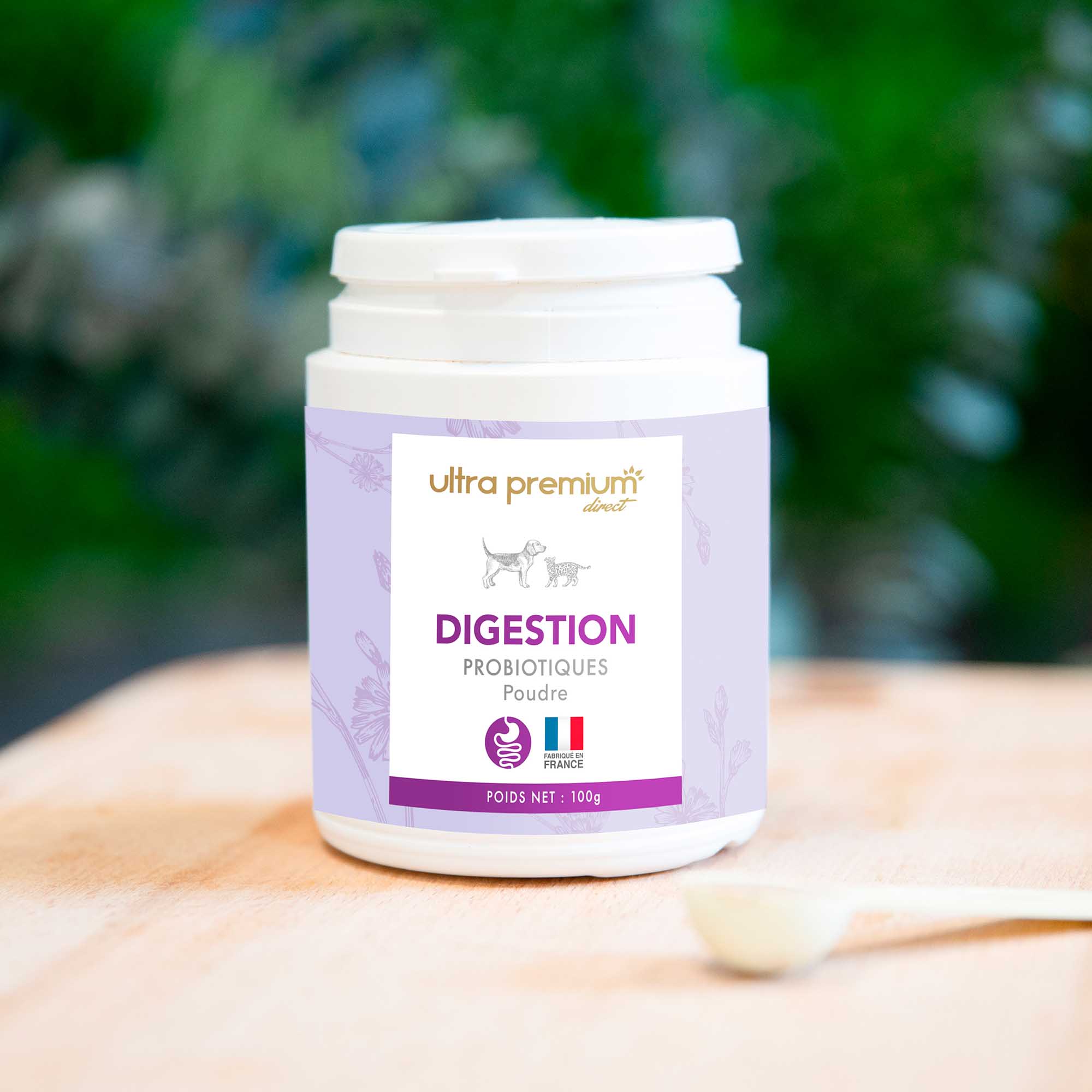 Aliment complémentaire pour chien & chat - Digestion - 100g Poudre