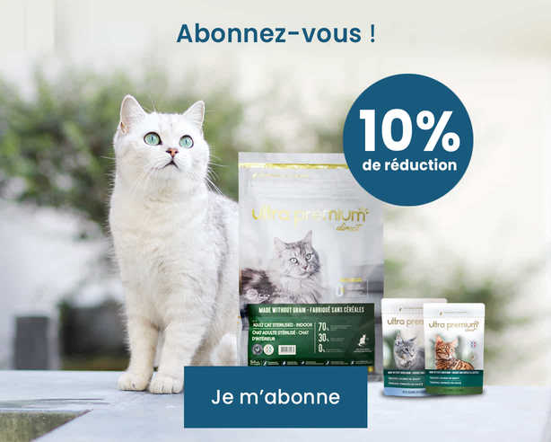 abonnement 10% de réduction chat