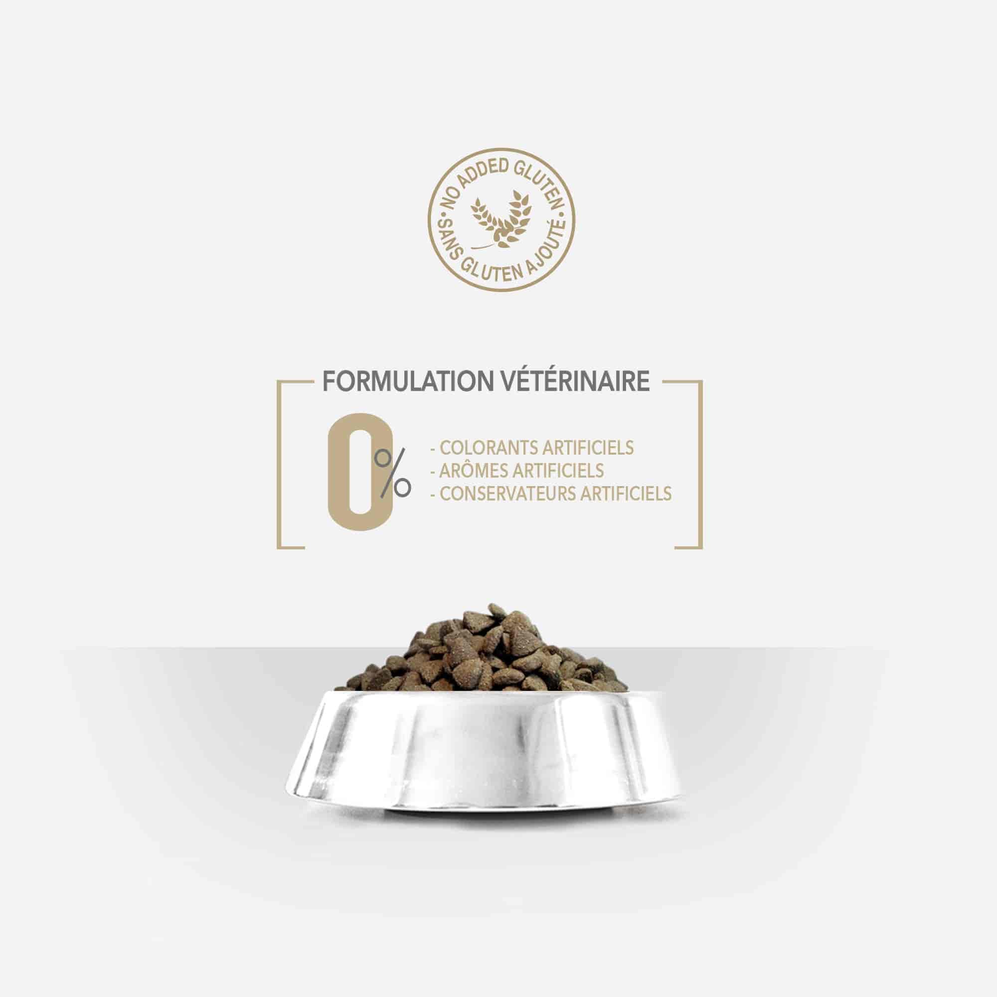 Pack Croquettes chien sensible sans céréales + Huile de saumon - édition collector Simone & Jean-Marc