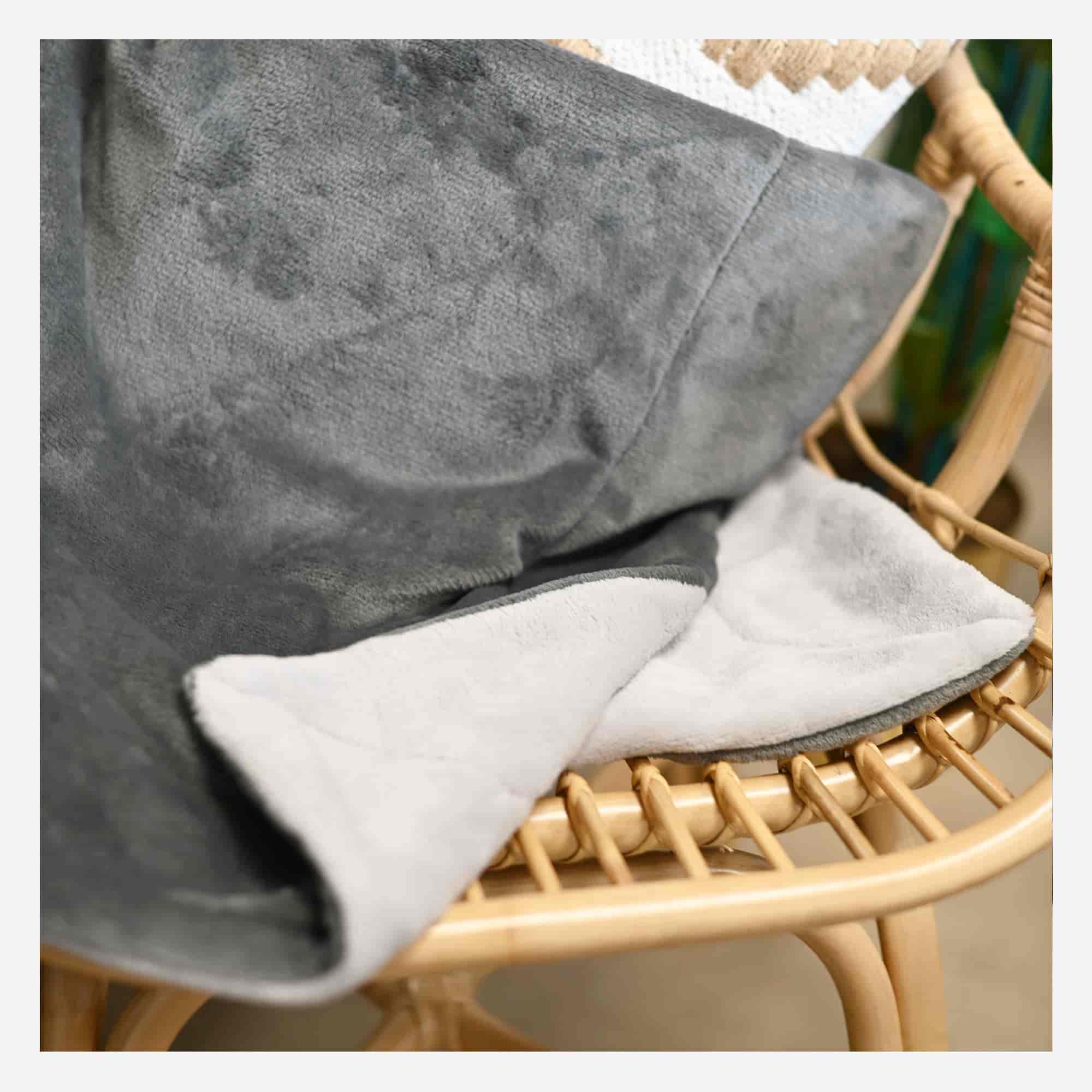 Aspect réversible du plaid ultra doux Ultra Premium Direct