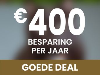 400€ besparing per jaar