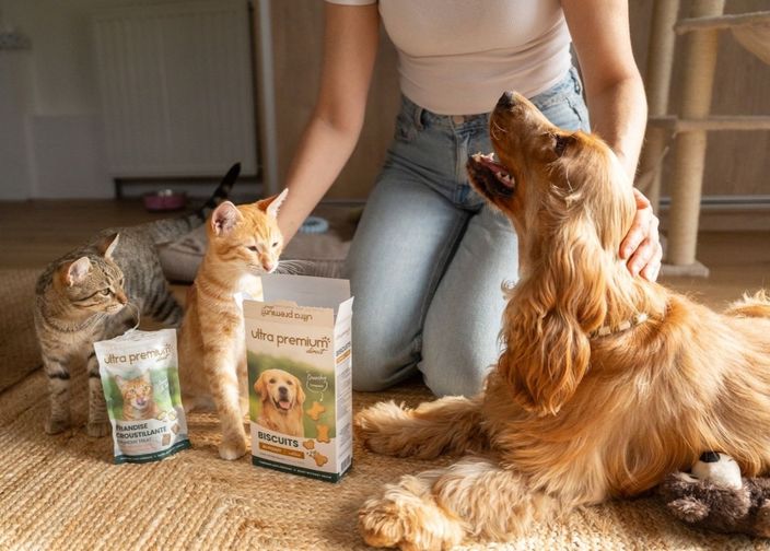 alimentation fabriquée sans céréales pour chien et chat ultra premium direct