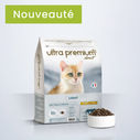 Gamelle de croquettes light au poulet pour chat stérilisé