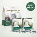 Pack bi-nutrition pour chat : 7 kg croquettes chat stérilisé + 72 boîtes de mousse