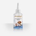 Lotion nettoyante oreilles pour chien et chat, sur fond blanc