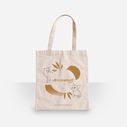 Ultra Premium Direct Totebag 100% katoen op witte achtergrond