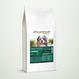 Croquettes Sans Céréales Chien Digestion Sensible Toutes tailles - 15 kg