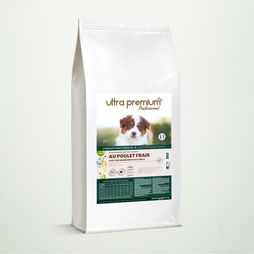 Croquettes Sans Céréales au Poulet frais pour Chiot toutes tailles - 15 kg
