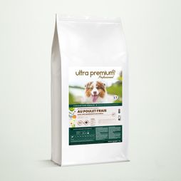 Croquettes Sans Céréales au Poulet frais pour Chien adulte toutes tailles - 15 kg