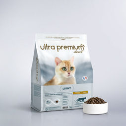 Sac de croquettes light au poulet pour chat stérilisé