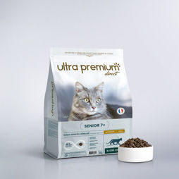 Sac de croquettes senior 7+ au poulet pour chat