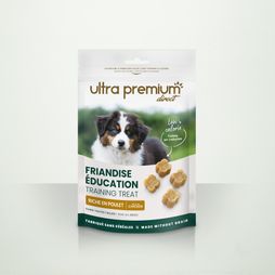Friandise éducation fabriquée sans céréales pour chien