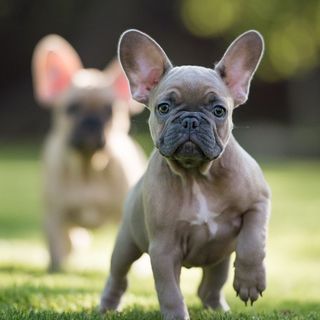 Bouledogue Français chiot en plein air