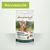 Sachet de friandises croustillantes sur fond vert 