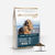 Croquettes Super Premium agneau et riz pour chien adulte de toutes tailles en sac de 4 kg sur fond blanc