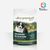 Zak met educatieve snacks gemaakt zonder graan voor hond, op witte achtergrond