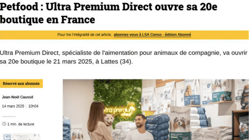 article 20ème boutique LSA