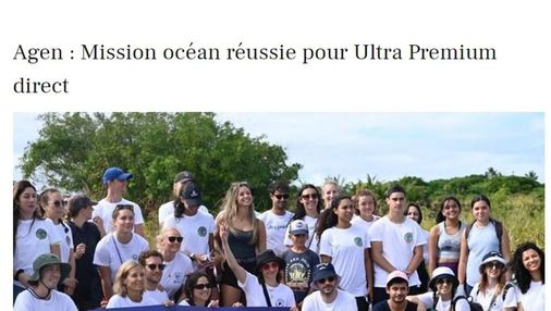 Article de La Dépêche concernant la mission à la Réunion