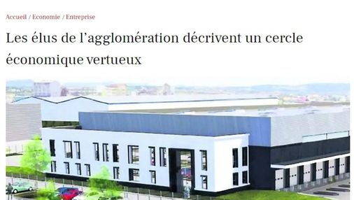 Article de La Dépêche "Les élus de l'agglomération décrivent un cercle économique vertueux"