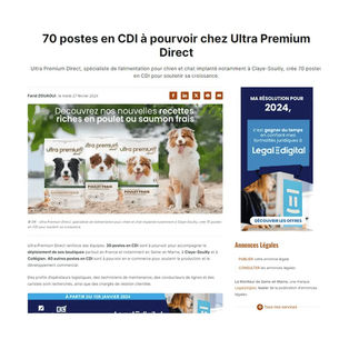 article 70 postes à pourvoir chez UPD