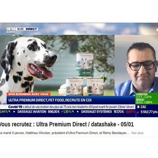 Replay de BFM TV intitulé : "vous recrutez : Ultra Premium Direct"
