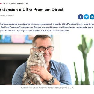 Article de La Vie Économique intitulé : "Extension d'Ultra Premium Direct"