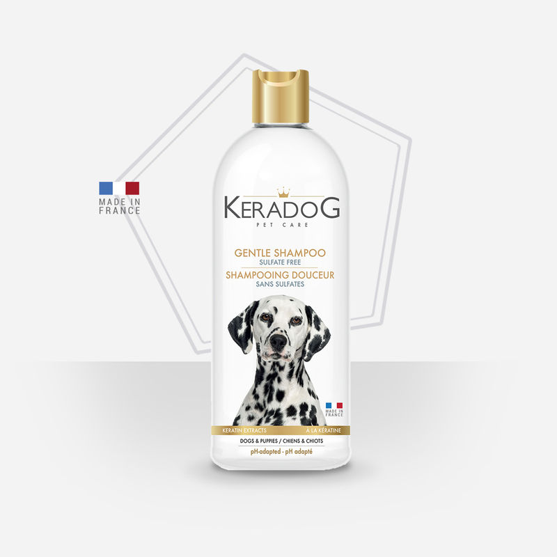 Zachte sulfaatvrije shampoo voor hond